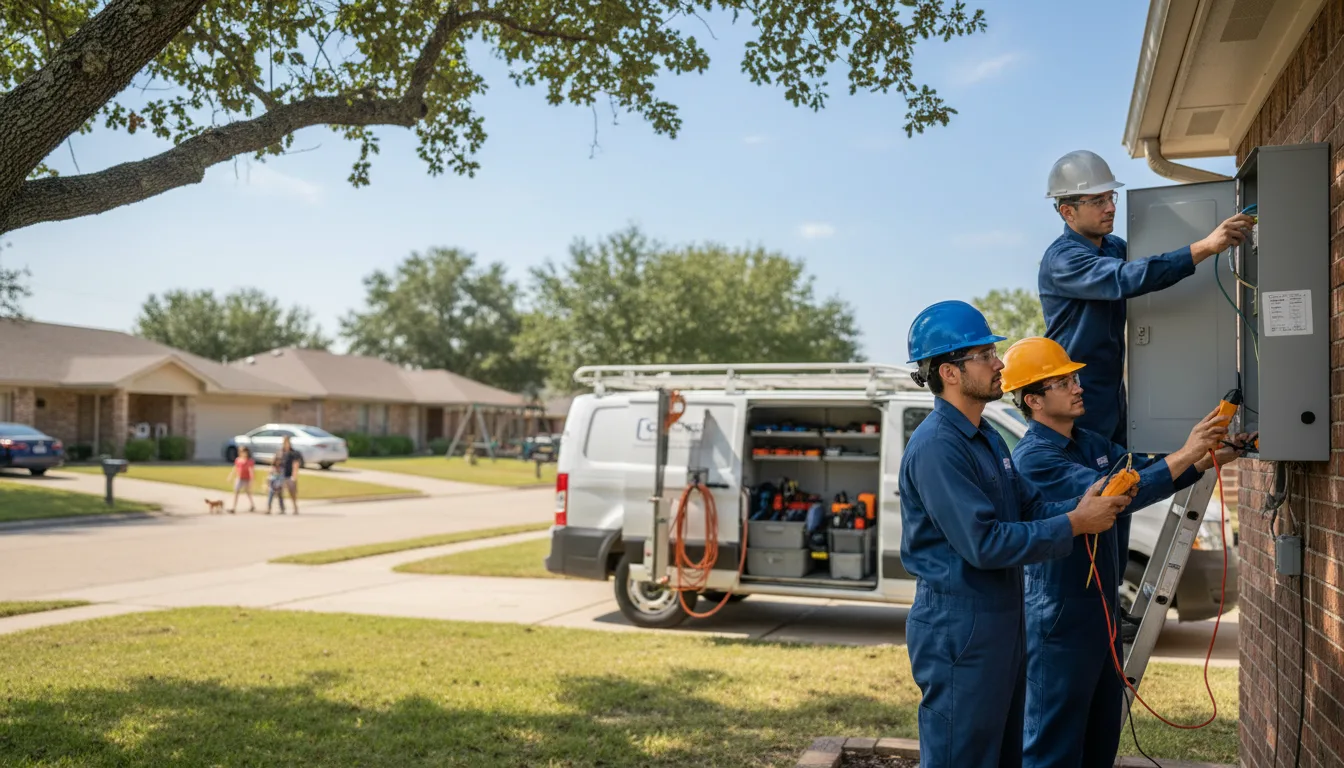 Certified electrician providing emergency electrical services in Channing, MI